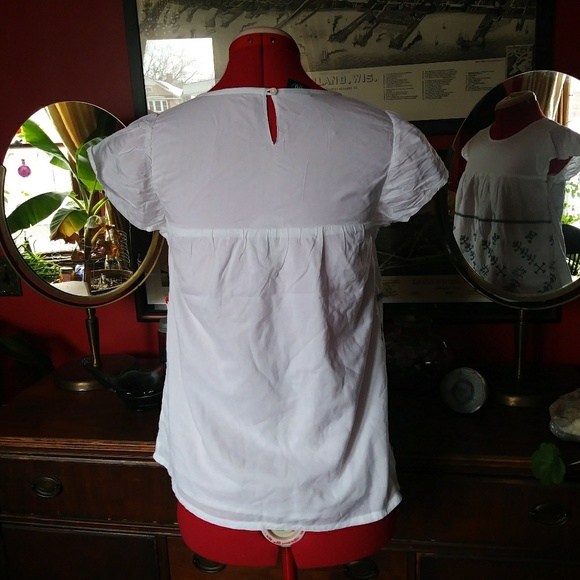 Boho Girls Top, Hippie Shirt, embroidered Tee - Picture 5 of 6